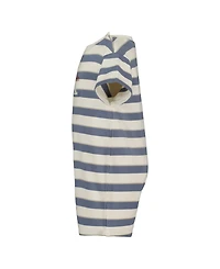 Calvin Klein Baby Boys' French Terry Striped Crewneck Romper
