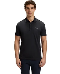 Boss by Hugo Men's Tonal Logo Slim-Fit Polo Shirt