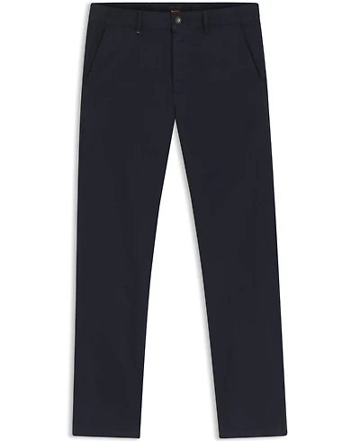 Boss by Hugo Men's Stretch-Cotton Satin Slim-Fit Chinos
