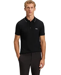 Boss by Hugo Men's Tonal Logo Slim-Fit Polo Shirt