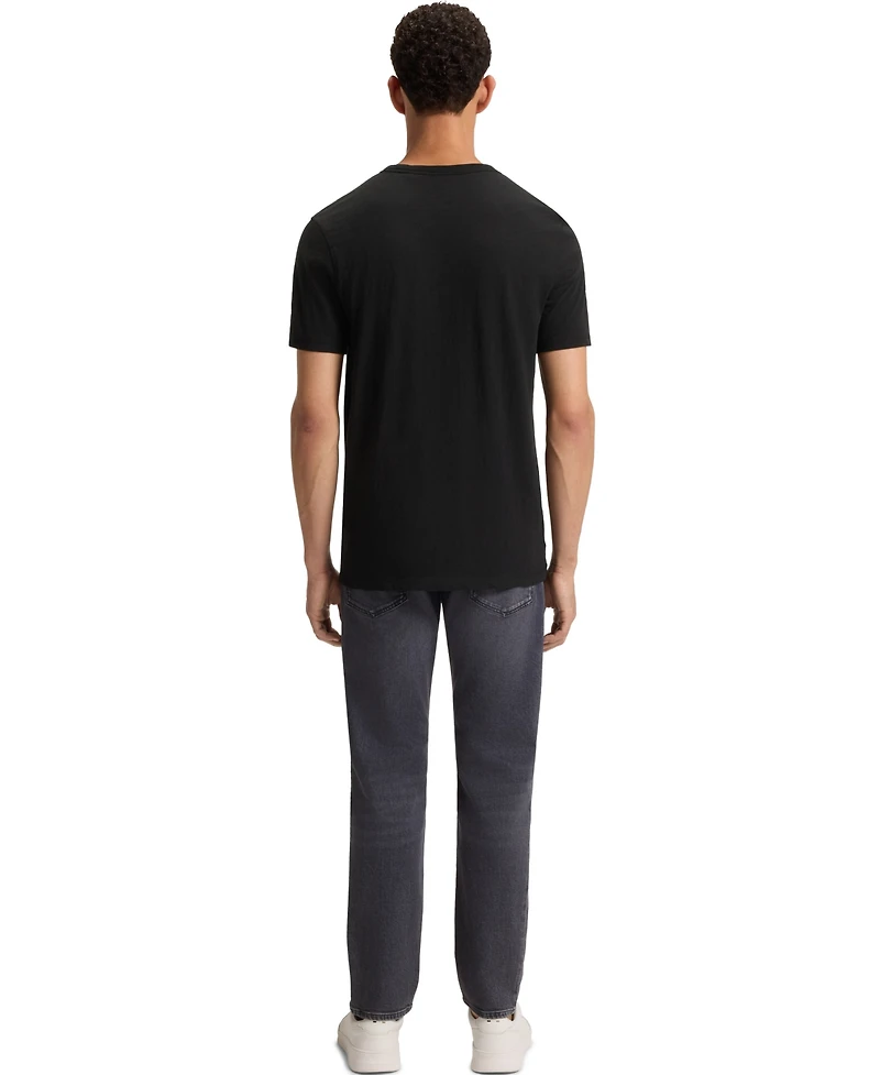 Boss by Hugo Men's Slub-Cotton Logo Detail T-Shirt