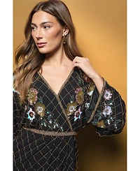 Coast Women's Floral Embellished Mini Dress