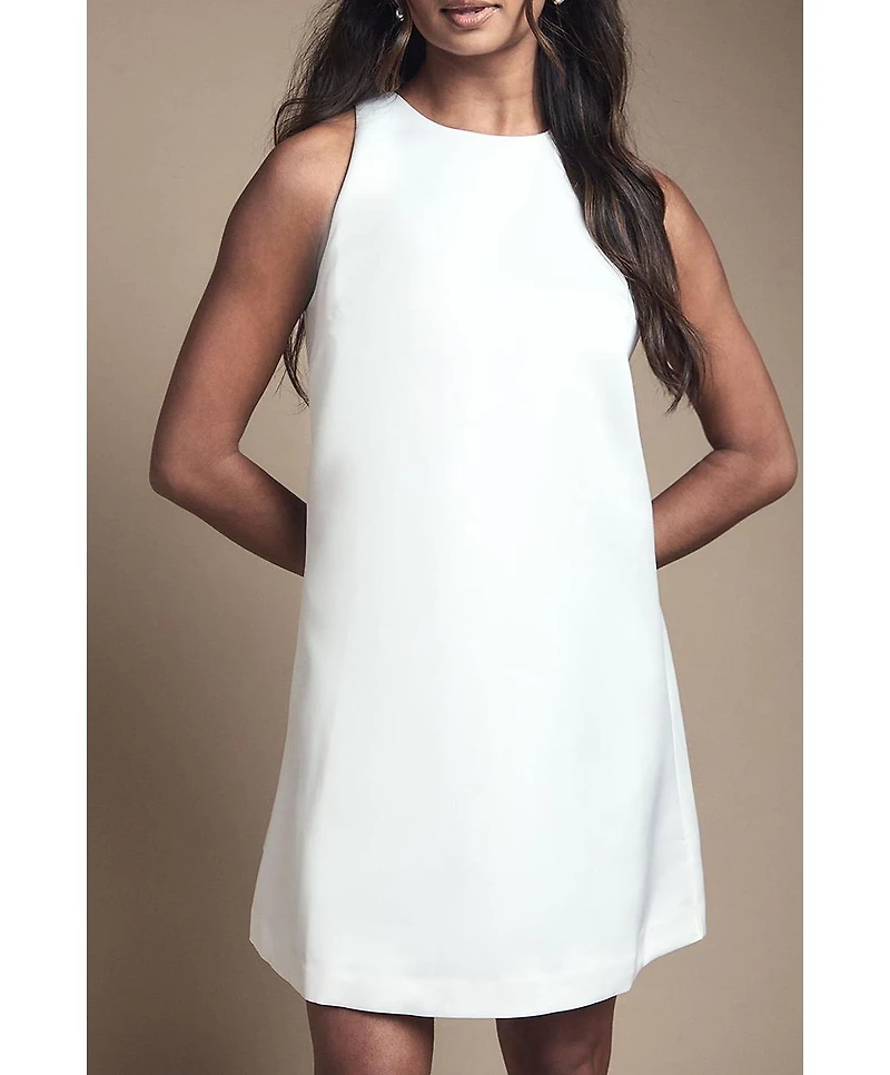 Coast Women's Structured Satin Bridal Mini Dress