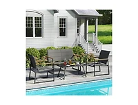 Slickblue 4-Piece Patio Furniture Set for Outdoor Conversation