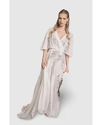 Coast Women's Angel Sleeve Maxi Wedding Dress