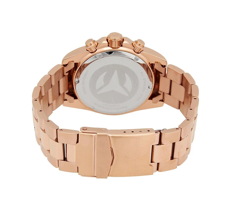 Technomarine Men's Tm-219008 Manta Quartz Chronograph Rose Gold Dial Watch