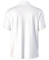 Pga Tour Men's Asymmetrical Print Golf Polo Shirt