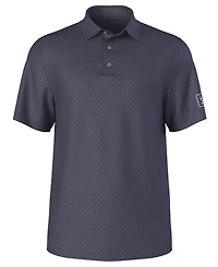 Pga Tour Men's Essential Geo Print Golf Polo Shirt