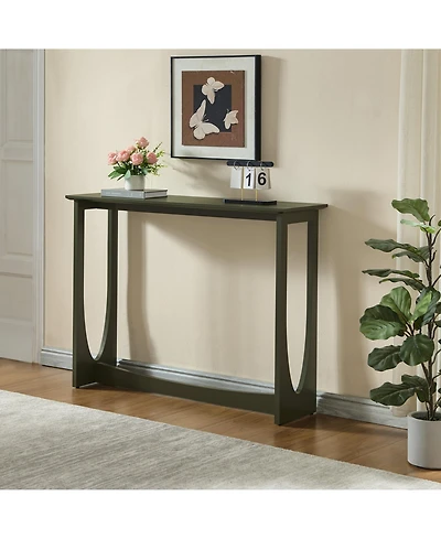 Kings Brand Furniture Wood Console Table, Entryway Sofa Table for Hallway, Living Room, or Behind Couch