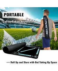 peneyon Soccer Training Mat with Ball Socks – Non-Slip Gear for Adults & Pros: Boost Speed, Strength & Coordination