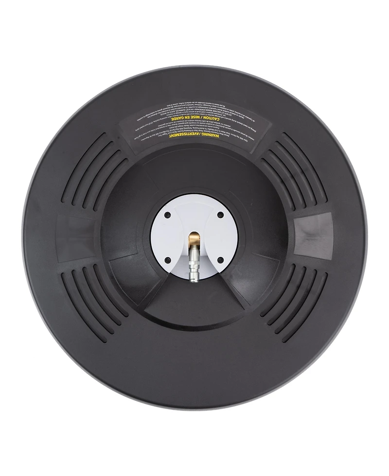 flynama 15 Inch Pressure Washer Surface Cleaner 4000 Psi Max with Dual One Quarter Mnpt Nozzles for Driveway Patio Sidewalk Cleaning