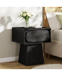 Tribesigns Modern Side End Table with Storage Drawer for Living Room, Bedroom and Small Space