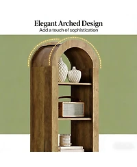 Rainsken 6-Tier Bookshelf