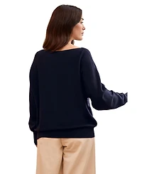 Celtic & Co. Women's Fine Knit Merino Relaxed Sweater