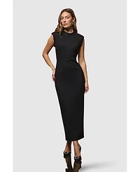 Coast Women's Beaded High Neck Column Maxi Dress