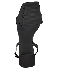 Calvin Klein Women's Axella Strappy Kitten Heel Dress Sandals