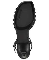 Calvin Klein Women's Izabella Strappy Kitten Heel Dress Sandals