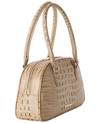 Brahmin Angie Alden Road Leather Medium Satchel Bag