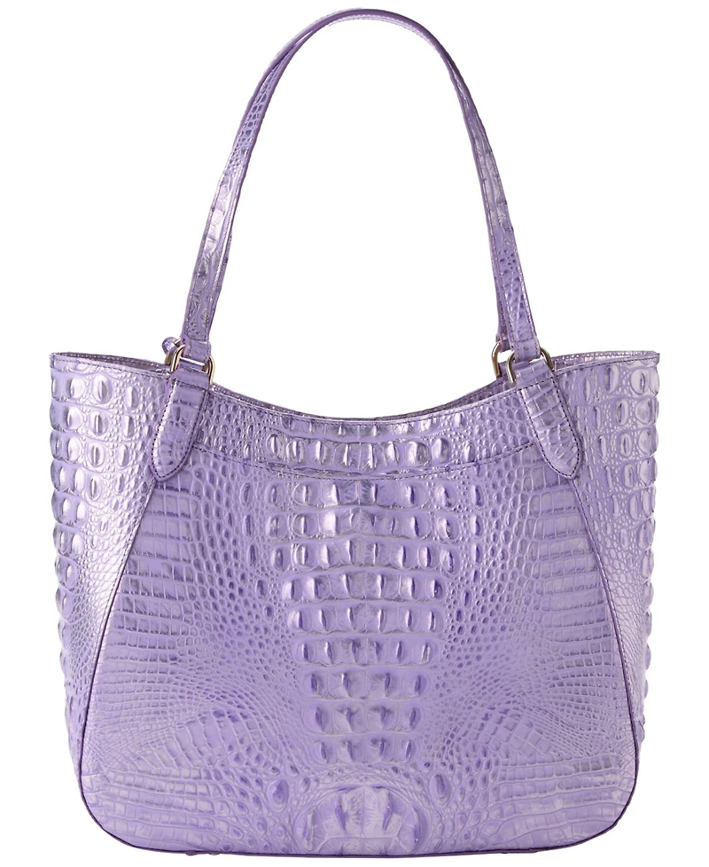Brahmin Aliza Melbourne Large Leather Tote Handbag