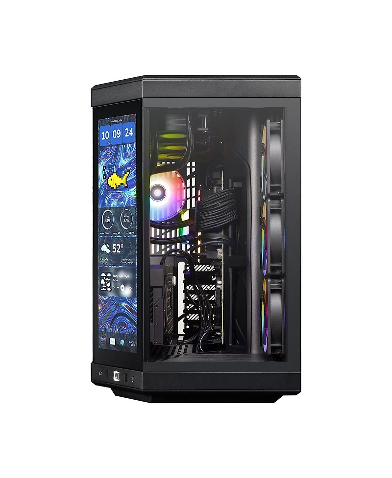 iBUYPOWER Y70TIBA7N5801 Liquid Cooled Gaming Desktop Computer, Amd Ryzen 7 9800X3D 4.7GHz, 32GB Ram, 2TB Ssd, Nvidia GeForce Rtx 5080 16GB, Windows 11