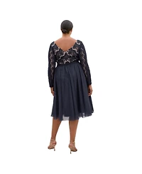 City Chic Women's Rare Beauty Midi Dress