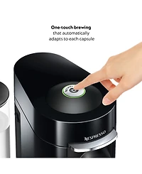 Nespresso Vertuo Plus Deluxe Coffee and Espresso Machine by De'Longhi in Black