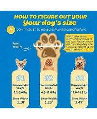 Aronkl Anti-slip Dog Boots for Small Puppies - Breathable, Adjustable, Reflective, Paw Protection