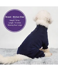 Aronkl Dog Fleece Pajamas for Warmth and Comfort