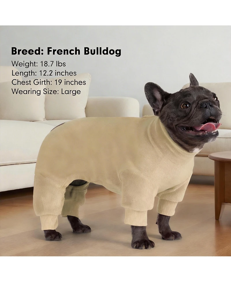 Aronkl Dog Fleece Pajamas for Warmth and Comfort