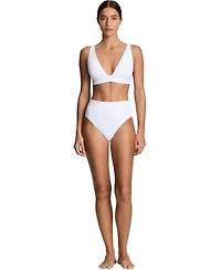 Lauren Ralph Women's Banded High-Waist Swim Bottoms