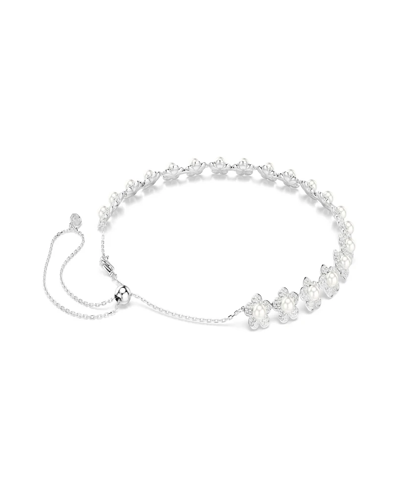 Swarovski x Ariana Grande Rhodium Plated Mother of Pearl Necklace