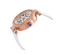 Invicta Women's 26371 Objet D Art Quartz White Skeleton Dial Watch