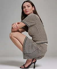 Bcbg Women's Mix Pattern Sweater Skirt