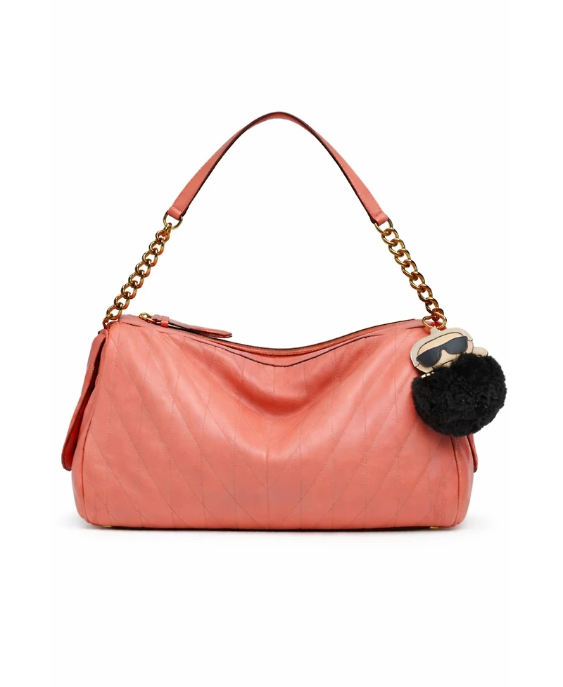 Karl Lagerfeld Paris Lafayette Medium Zip-Top Satchel Bag