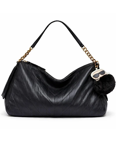 Karl Lagerfeld Paris Lafayette Medium Zip-Top Satchel Bag