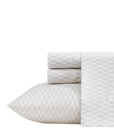 Kenneth Cole New York Wavy Checker Microfiber Sheet Set