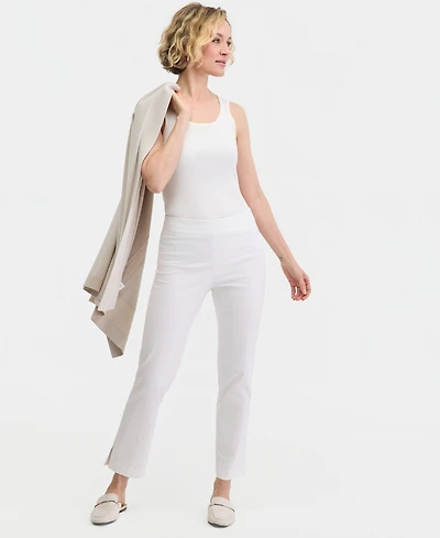 Jm Collection Women's Mid-Rise Straight-Leg Pull-on Pants, Macy's Exclusive