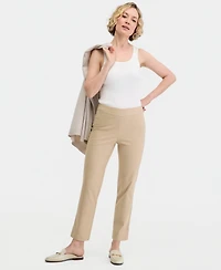Jm Collection Women's Mid-Rise Straight-Leg Pull-on Pants, Macy's Exclusive