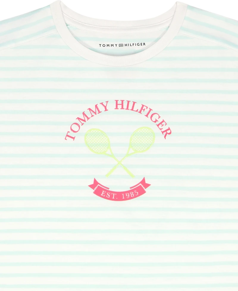 Tommy Hilfiger Girls' 7-16 Short-Sleeve Stripe T-Shirt