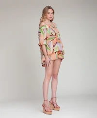 Avec Les Filles Women's Off-Shoulder Short Dress