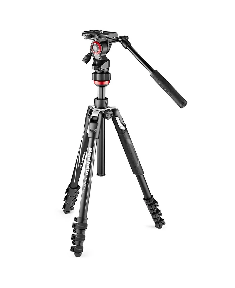 Manfrotto Befree Travel, Light Weight, Fluid Drag System Professional Video Tripod.