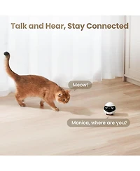 Enabot Ebo Air 2 Smart Companion Robot with 2K Camera, Two-Way Audio & Night Vision