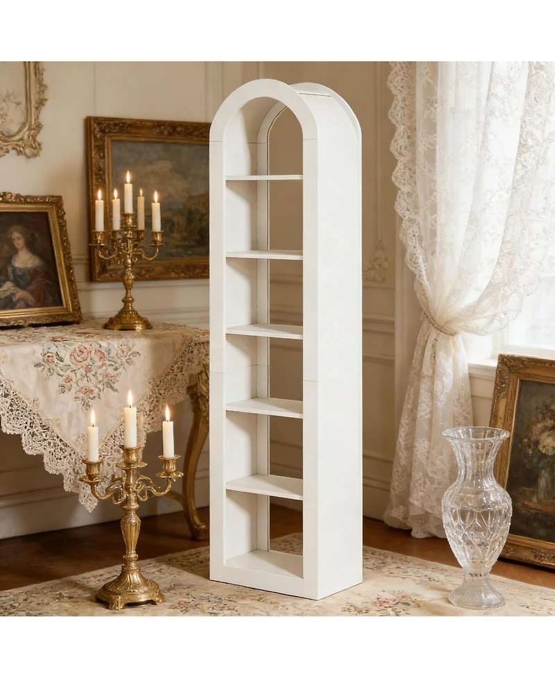 Rainsken 6-Tier Bookshelf