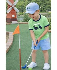 Bits & Bows Toddler Boys Golf Tee Time T-Shirt