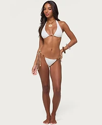 Edikted Women's Milani Bead String Bikini Bottom