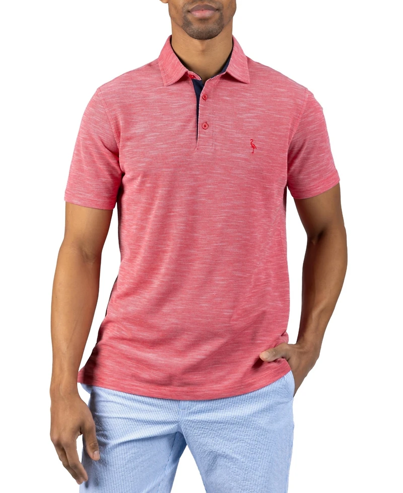 Tailorbyrd Men's Slub Pique Polo