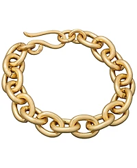 Donna Karan Gold-Tone Statement Link Flex Bracelet