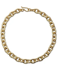 Donna Karan Gold-Tone Drama Link Collar Necklace