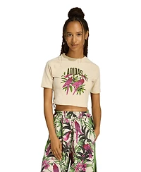 adidas Women's x Farm Rio Cropped Short-Sleeve T-Shirt