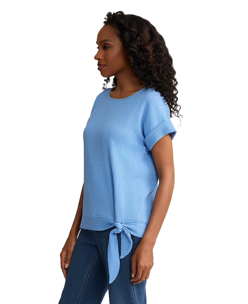 Jones New York Women's Dolman-Sleeve Boat Neck Top